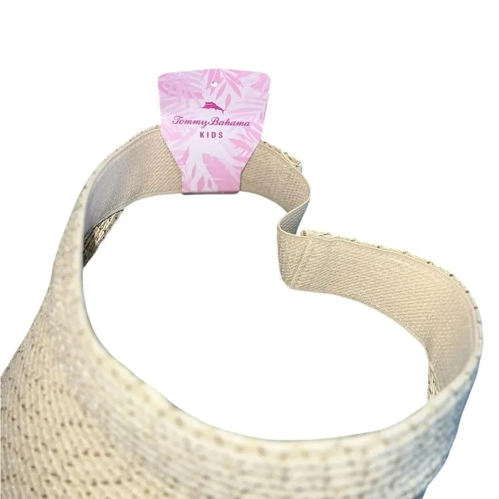 Tommy Bahama Kids Straw Visor | Adjustable | NWT